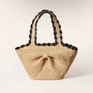 Kate Spade/Target Collab Rafia Bow Tote Bag